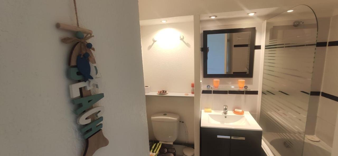 Cap Esterel T2 1ch 4-5p Rez-de-Jardin Vue Mer, Piscine, Parking et Ménage inclus, WIFI gratuit Saint-Raphaël Exterior foto